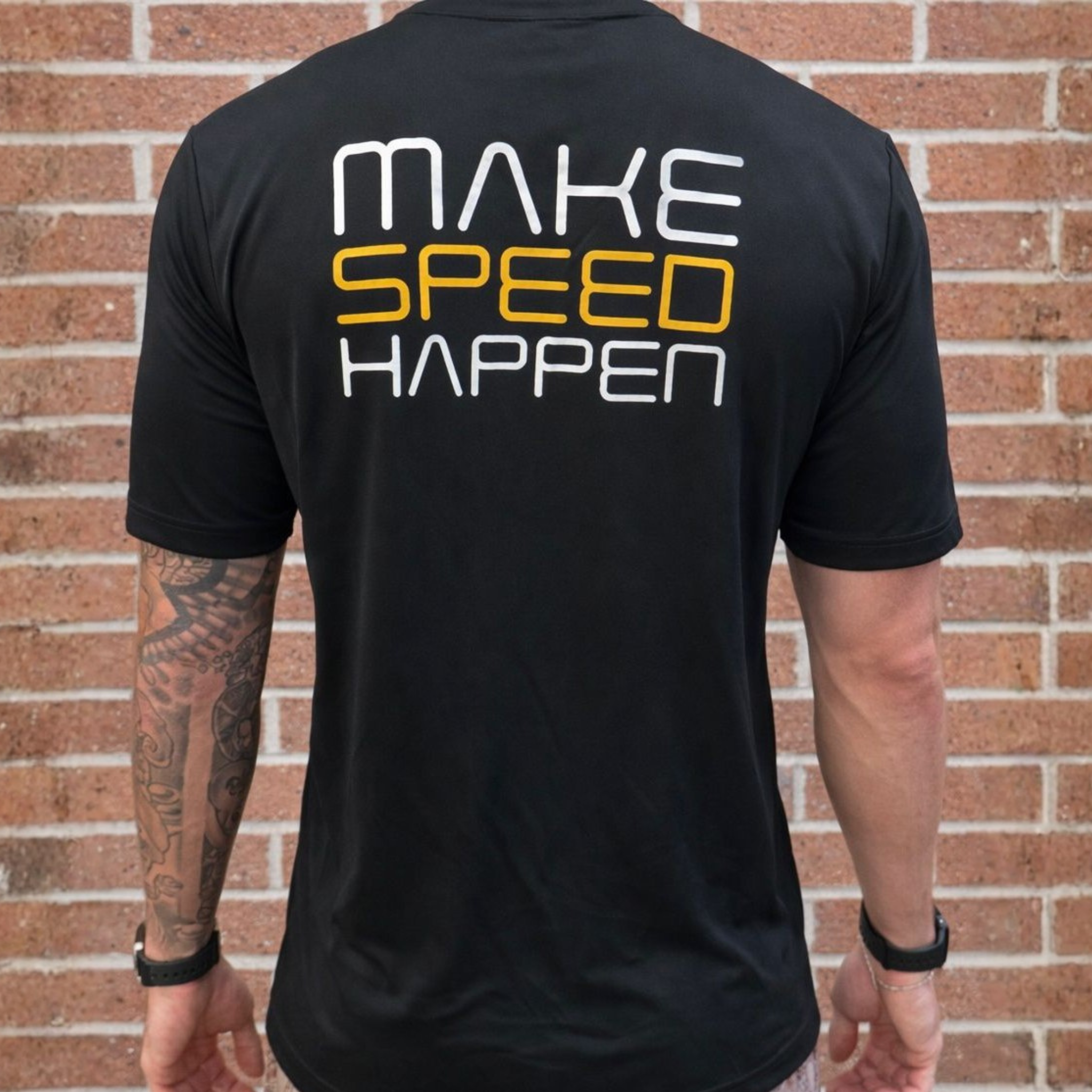 1080 Motion Performance Tee (White/Yellow)